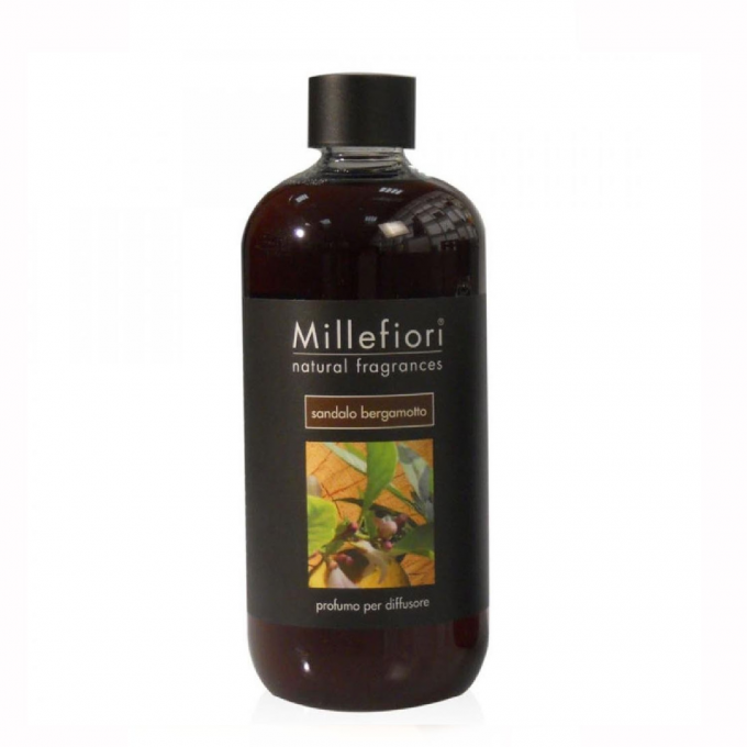 fragranza per diffusore sandalo bergamotto 50ml Millefiori Milano