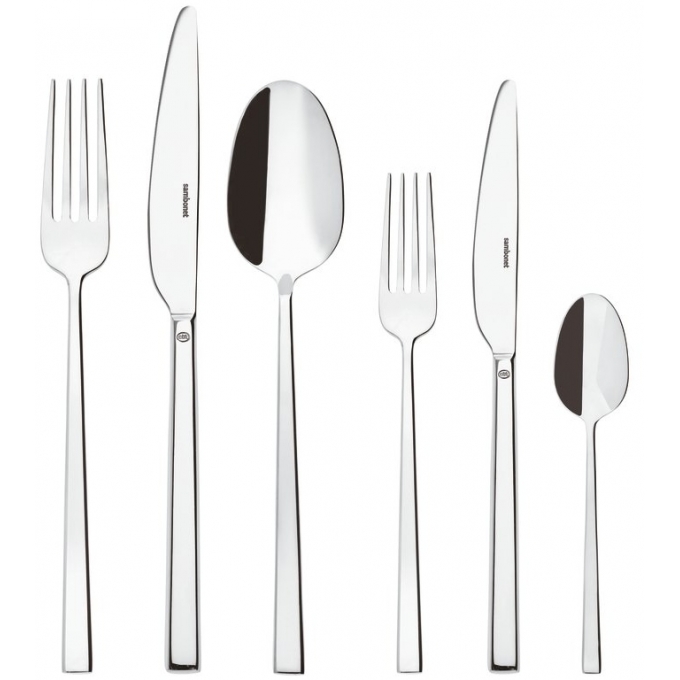 Servizio 36 posate Monoblocco Rock Inox Sambonet