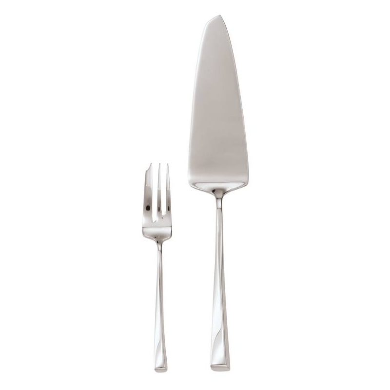 Servizio 13 posate Dolce Twist Inox placcato argento Sambonet