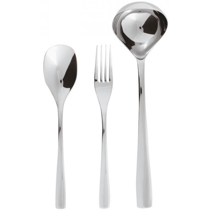 Confezione 3 Pezzi Servire Sintesi Inox placcato argento Sambonet