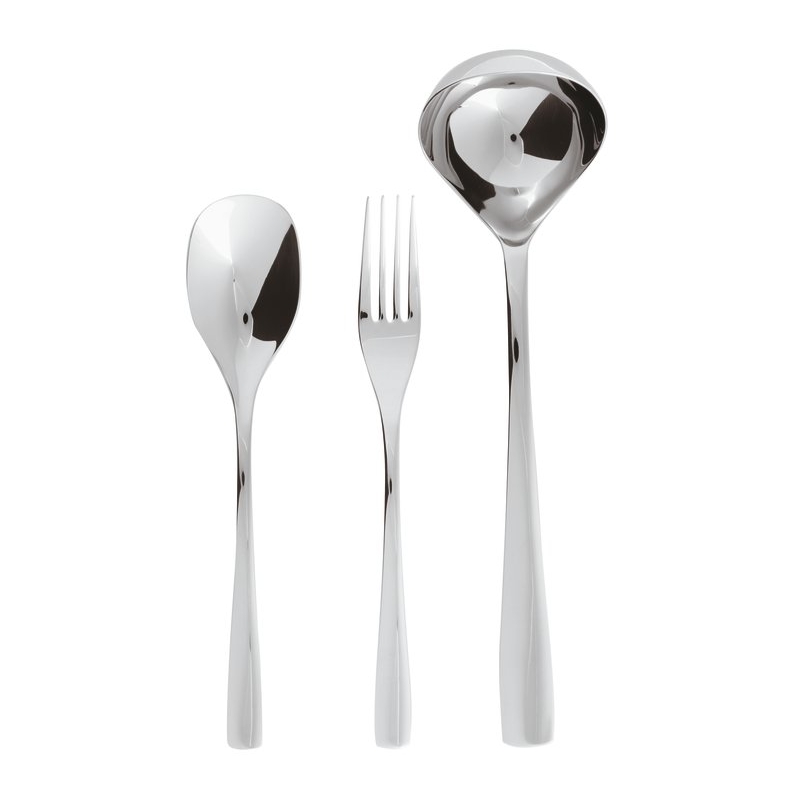 Confezione 3 Pezzi Servire Sintesi Inox placcato argento Sambonet