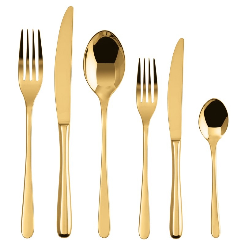 Servizio 36 posate Monoblocco Taste PVD Gold Sambonet