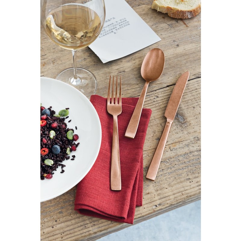 Servizio 24 posate Pesce Flat Vintage PVD Copper Sambonet