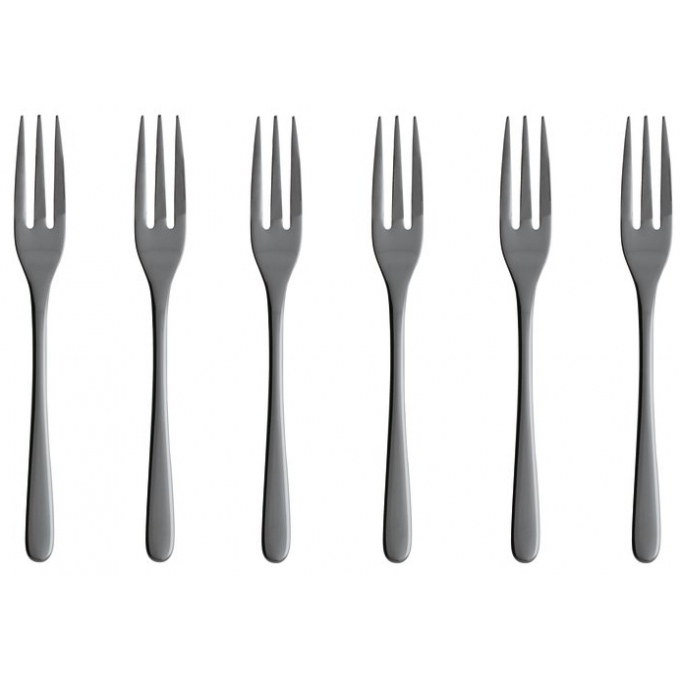 Confezione Regalo 6 Forchette Dolce Taste PVD Black Sambonet
