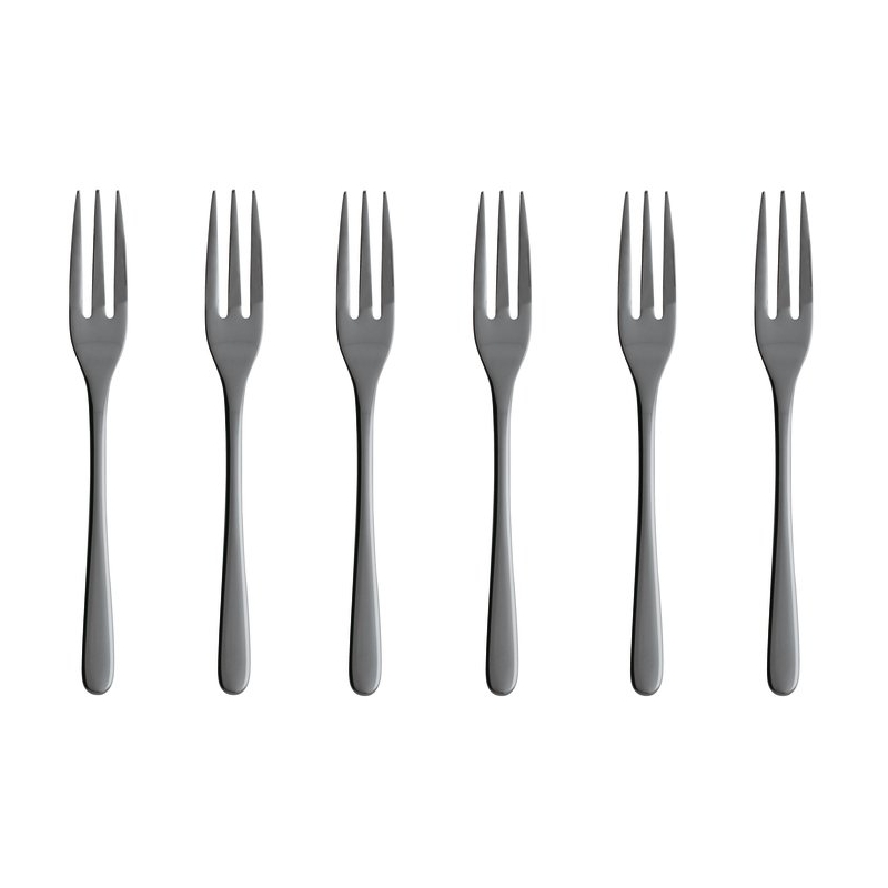 Confezione Regalo 6 Forchette Dolce Taste PVD Black Sambonet