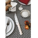 Set 2 Coltelli Bistecca Lama Liscia Porterhouse Inox Effetto Avorio Sambonet