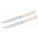 Set 2 Coltelli Bistecca Lama Liscia Sirloin Inox Effetto Avorio Sambonet