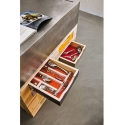 Forchettone Spaghetti Confezionato Serie Living Inox placcato argento Sambonet