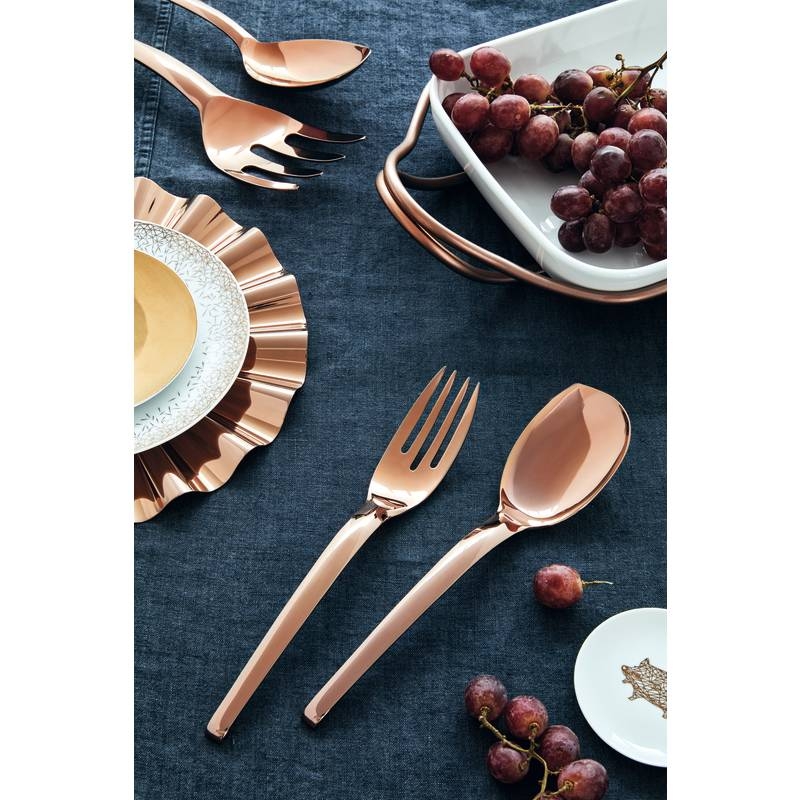 Forchettone Spaghetti Cm 28,5 Living PVD Copper Conf. Regalo Sambonet