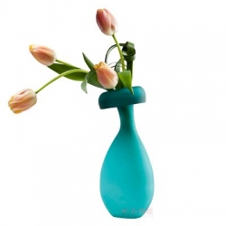 Vaso blow up turquoise 40cm...