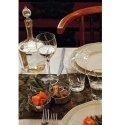 Portasalatini 3 Comparti C/Cristalli Elite Inox Sambonet