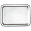 Vassoio Rettangolare Cm 44x32 Avenue Inox placcato argento Sambonet