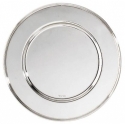 Piatto Presentazione Cm 31 Contour Luxury Inox placcato argento Sambonet