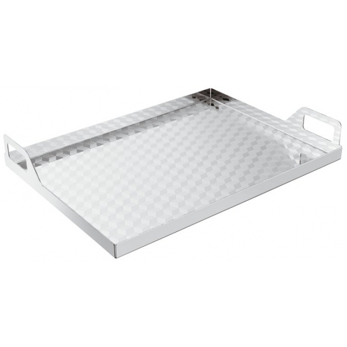 Vassoio Rett C/Maniglie Cm 40x30 Gio Ponti Luxury Inox Fotoinciso Sambonet