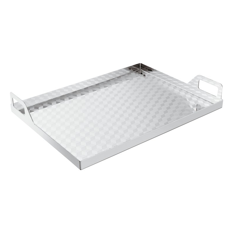 Vassoio Rett C/Maniglie Cm 40x30 Gio Ponti Luxury Inox Fotoinciso Sambonet