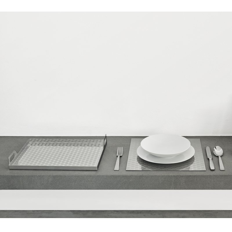 Vassoio Rett C/Maniglie Cm 40x30 Gio Ponti Luxury Inox Fotoinciso Sambonet