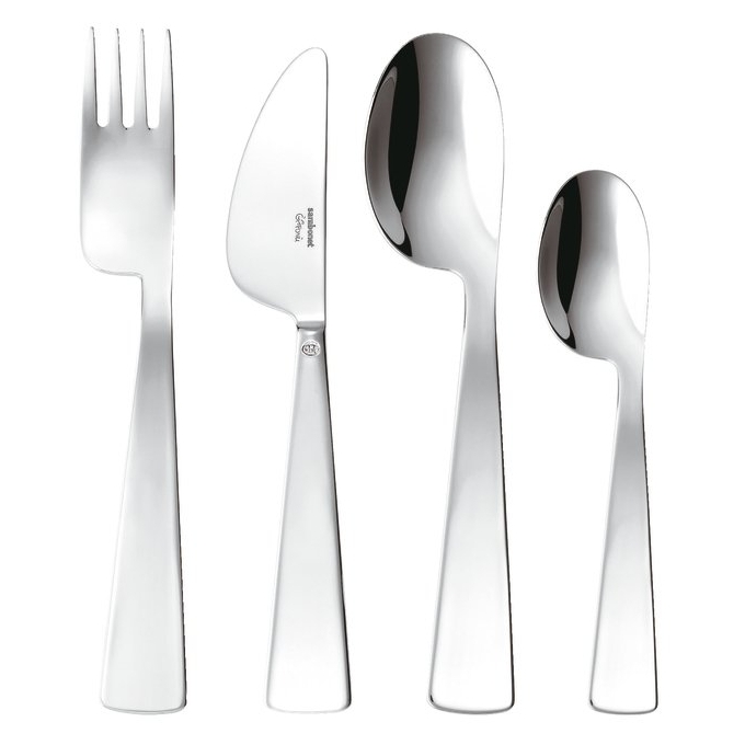 Set 4 Pz Bimbo Conca Gio Ponti Inox Sambonet