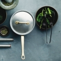 Casseruola Alta 1 M. Cm 16 C/Cop 1965 Vintage Inox Sambonet