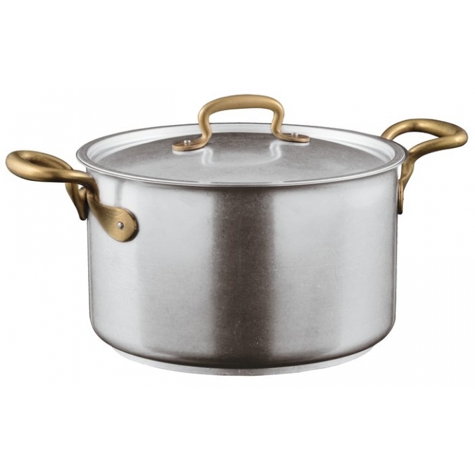 Casseruola Alta 2 M. Cm 20 C/Cop 1965 Vintage Inox Sambonet