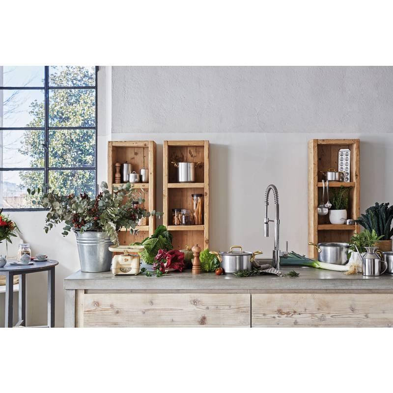 Casseruola Bassa 2 M. Cm 20 1965 Vintage Inox Sambonet