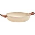 Tegame 2 Maniglie Cm 28 C/Coperchio Rock & Rose Pink Alluminio Sambonet