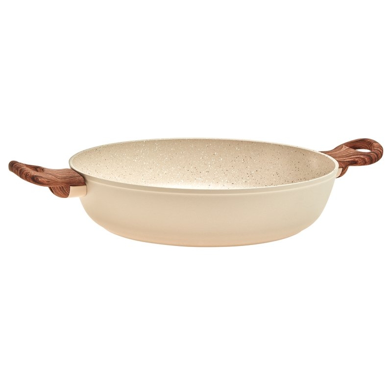 Tegame 2 Maniglie Cm 28 C/Coperchio Rock & Rose Pink Alluminio Sambonet
