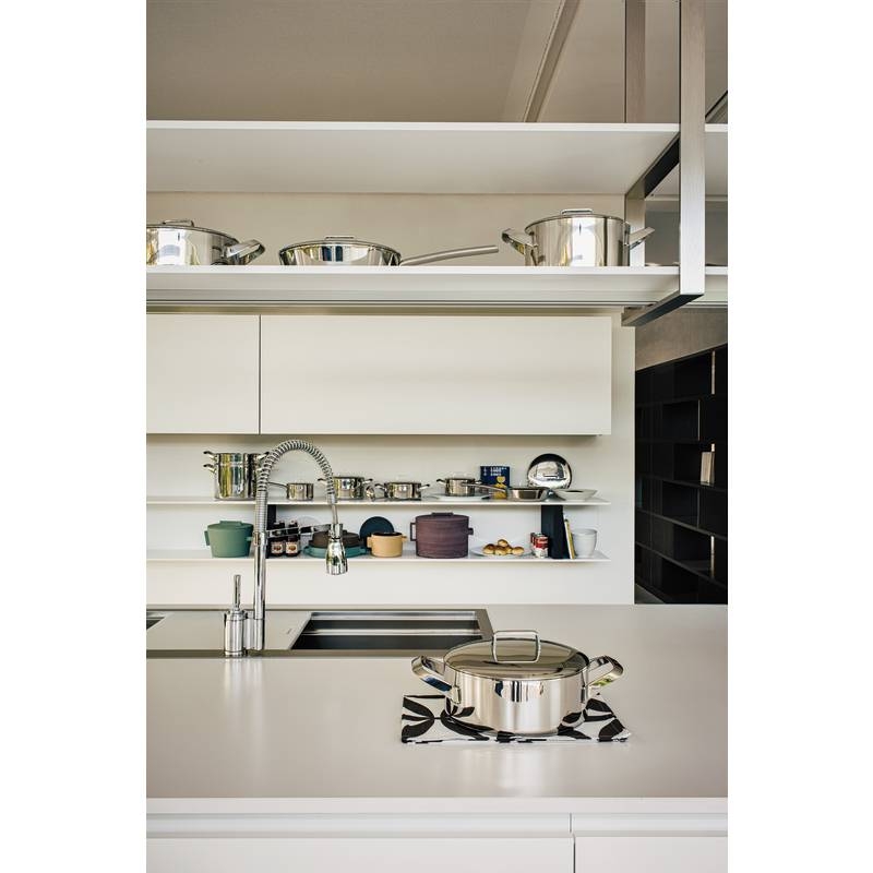 Pentola Alta Cm 24 C/Cop Menu Inox Sambonet