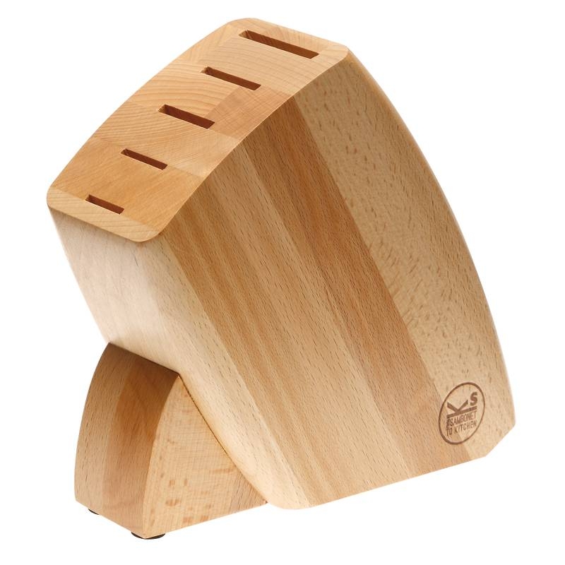 Ceppo Per 5 Coltelli Legno Sambonet Kitchen Sambonet