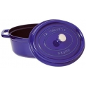 Cocotte ovale staub dm 31 blu