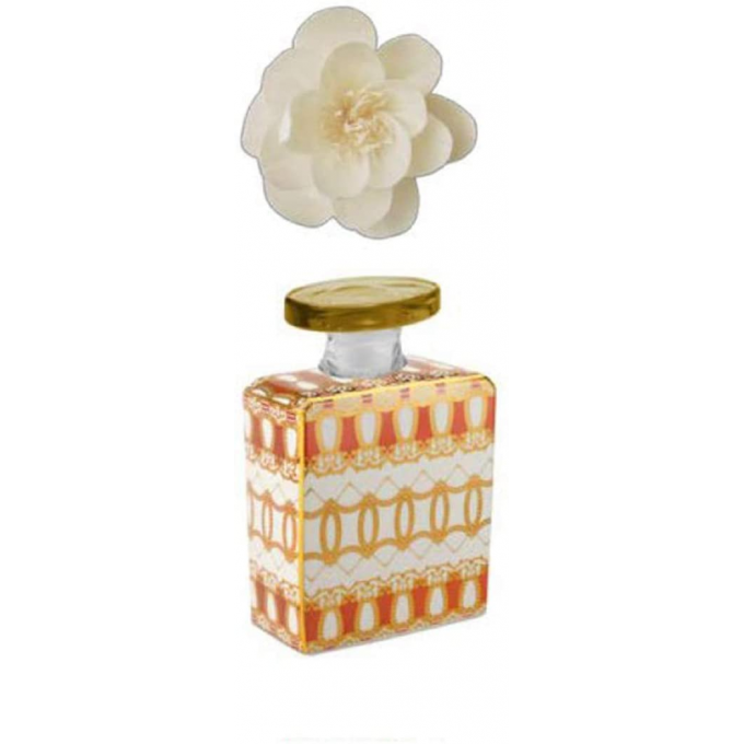 Diffusore 375 ml con fiore maroc e roll baci milano