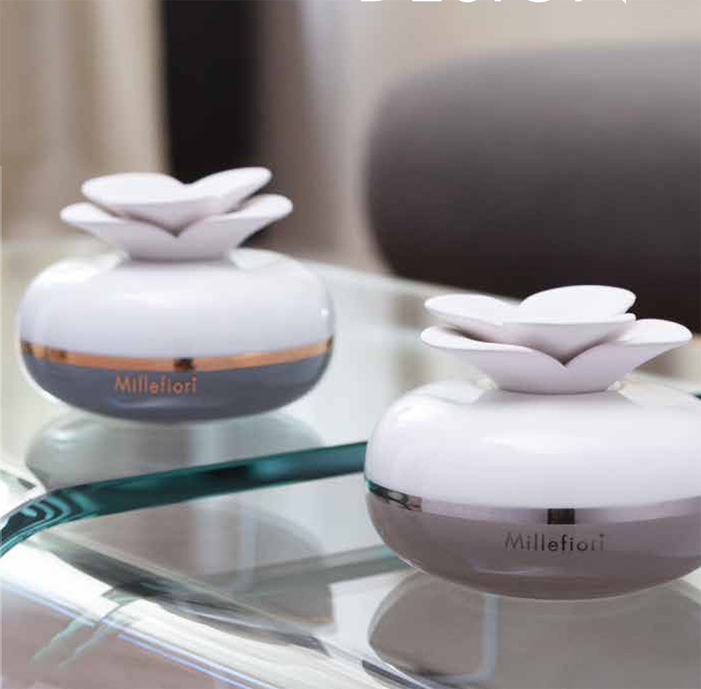 Diffusore fiore grigio millefiori