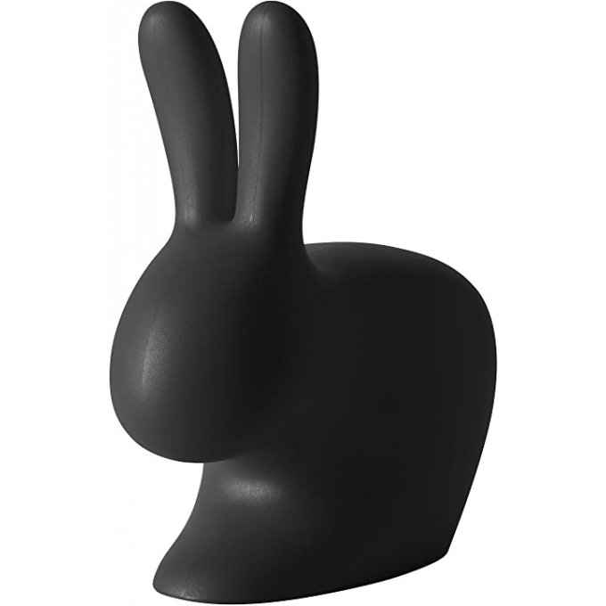 Rabbit chair grande qeeboo nero