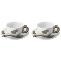 Set 2 tazze cappuccino conpiattino love guzzini