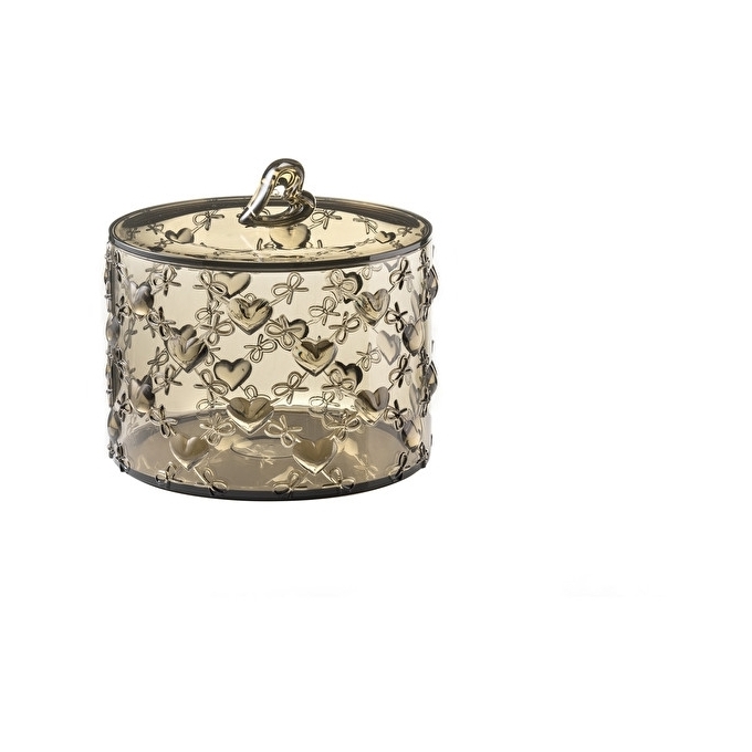 Contenitore piccolo con coperchio love guzzini beige