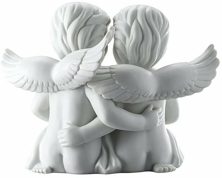 Coppia angeli con cuore 14.5 cm Rosenthal