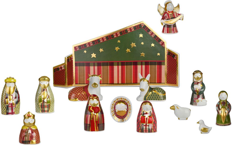 presepe 14 pezzi - tartan baci milano