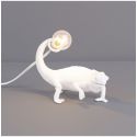 Lampada In Resina Chameleon Lamp - Still Cm.17X9 H.14 - White Seletti
