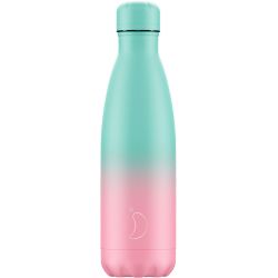 CH-Bottiglia 500 ml - Gradient - Pastel Green/Pink chilly's