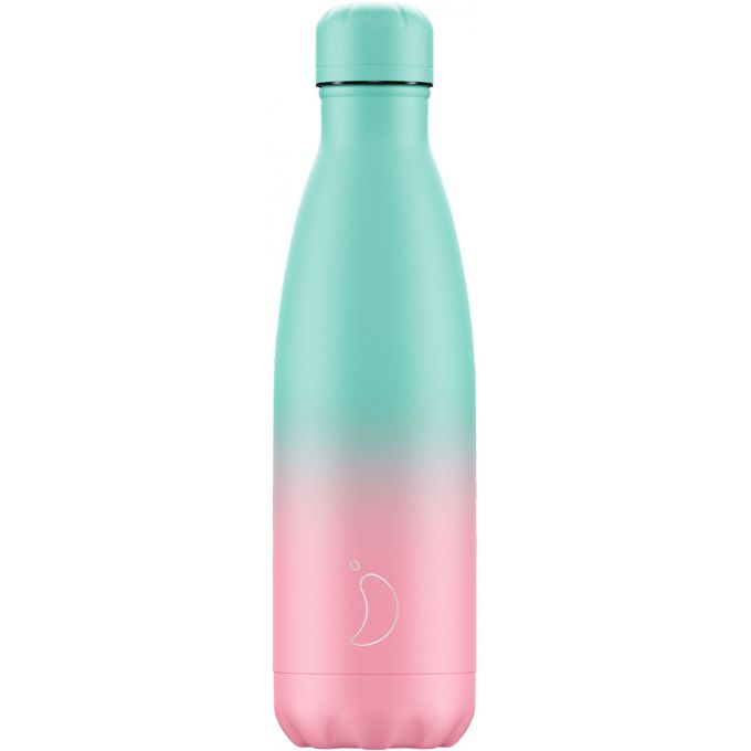 CH-Bottiglia 500 ml - Gradient - Pastel Green/Pink chilly's