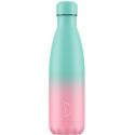 CH-Bottiglia 500 ml - Gradient - Pastel Green/Pink chilly's