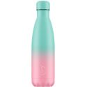 CH-Bottiglia 500 ml - Gradient - Pastel Green/Pink chilly's