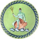 Piatto rotondo cm 33 - Il viaggio di Nettuno