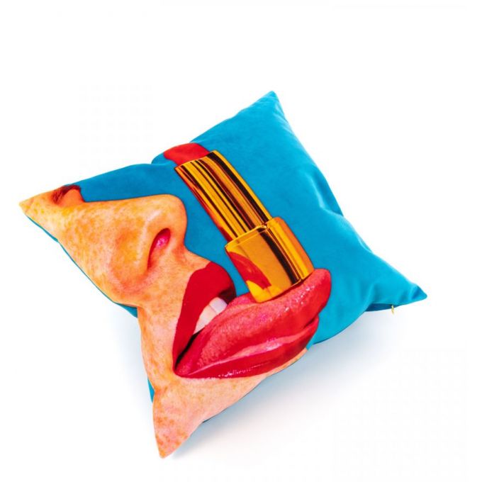 Cuscino In Poliestere-Imbottitura Piuma Toiletpaper  Tongue Seletti
