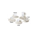 Tazza caffè A in vetro e porcellana era seletti