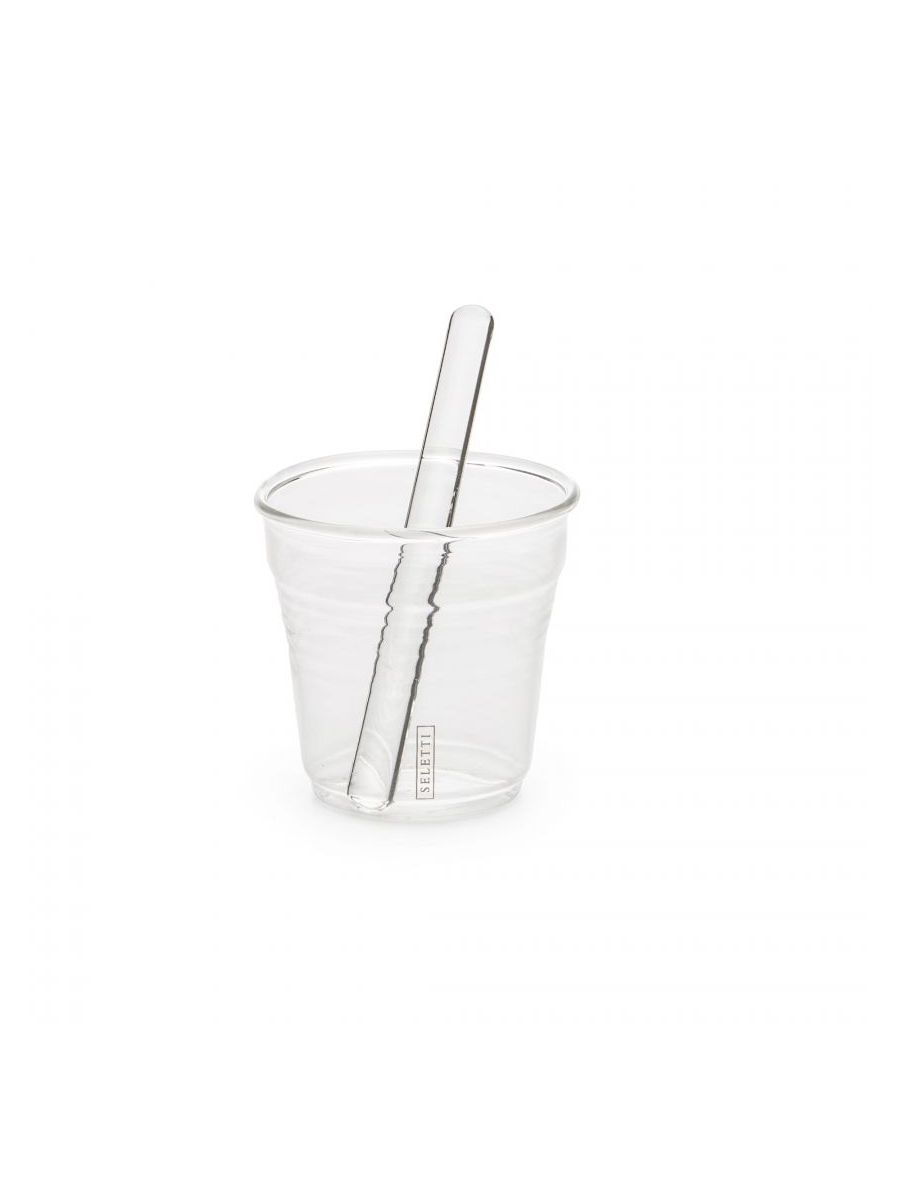 Set 6 Bicchierini Da Caffe' In Vetro Estetico quotidiano Seletti