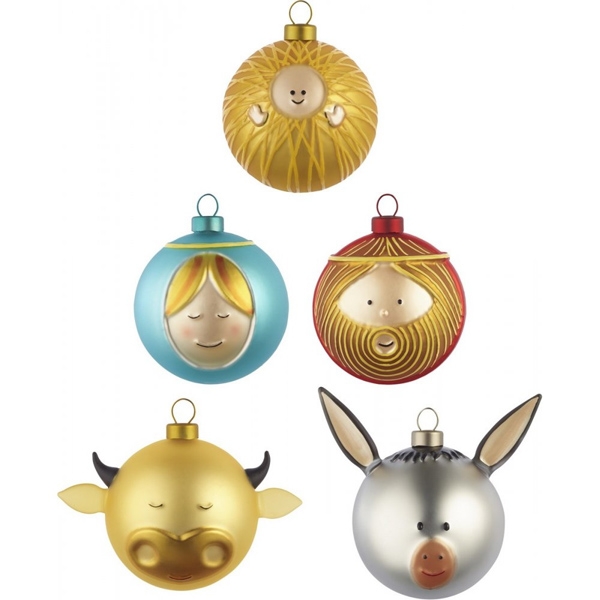 Le palle presepe set 5 pz. alessi