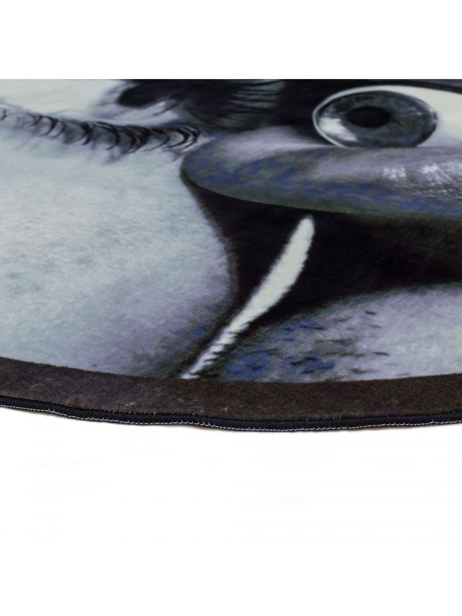 Tappeto occhi e bocca tondo toiletpaper seletti