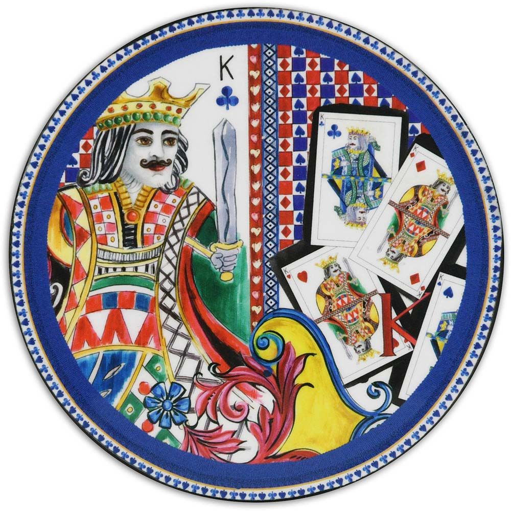 Set 6 sottobicchieri - regina di cuori baci milano