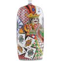 vaso bottiglia 24x11x55 cm - regina di cuori baci milano