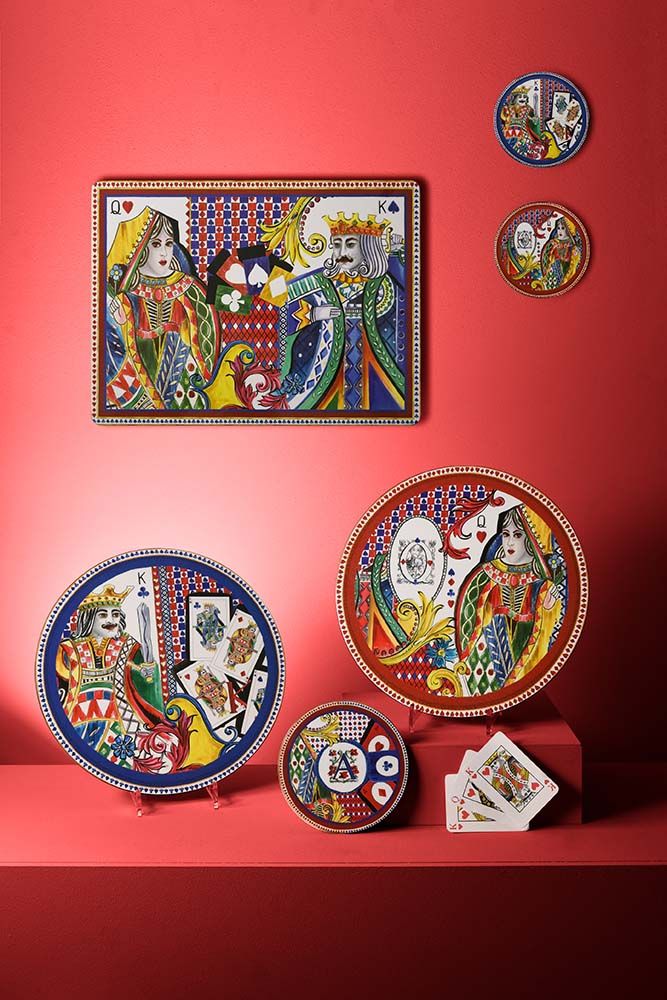 Set 6 sottobicchieri - regina di cuori baci milano